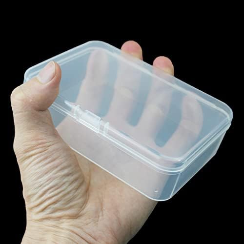 8 Pack Rectangular Clear Plastic Storage Containers