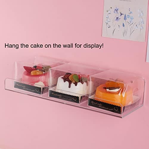 Sooyee 6 Pack Floating Shelves,15 Inch Acrylic Shelves Floating Bookshelf,Funko Pop Display Shelf, Invisible Picture Led