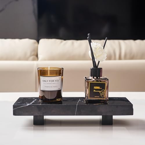 Natural Marble tray pedestal stand, Soap Dispenser Holder, Modern Marble Riser For Decor Display, Soap Pedestal For Bath