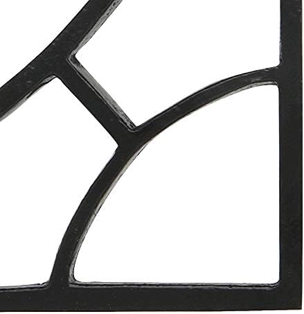 A29 Shelf Brackets, Iron, Black Powder Coat Finish, Set of 4