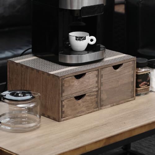DDYURI Coffee Pods Storage Drawer Holder for Capsules - Multi Functional Desk Organizer Drawers For K cups Coffee Maker 