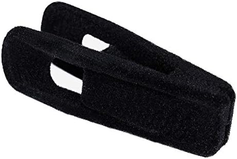Tinfol Velvet Hanger Clips, 24 Pack Black Pants Hangers Clips, Large Opening Clothes Pin, Strong Finger Flocked Clip Perfect for Use with Slim-line Clothes Velvet Hanger