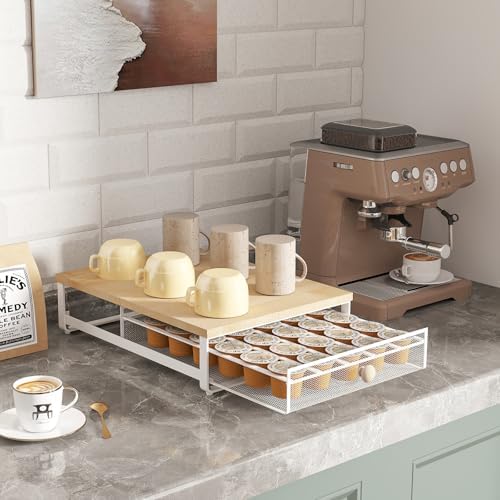 Sedegn Coffee Pod Storage Drawer: Holds 35 K-Cup Pods Coffee Pod Organizer