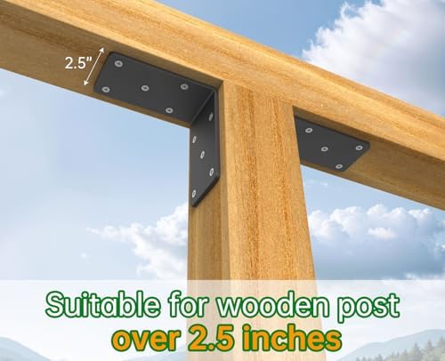 5x5x2.5“ Heavy Duty L Brackets , 4mm Thick Angle Bracket (8PCS)