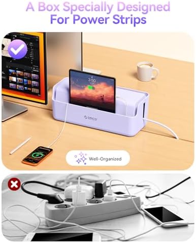 ORICO Cable Management Box, Keeping Cords Tidy and Protected from Damage