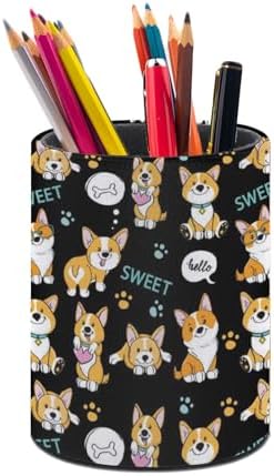 Cute Corgi Pen Holder Pencil Cup for Desk Organizer