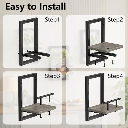 Sbosbo Floating Shelves for Wall Plant Shelf Indoor Wall Mounted Shelves