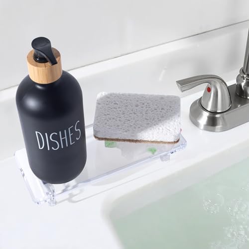 Chivalral Clear Acrylic Bathroom Counter Tray, Small 8.6 x 3.6 x 1.5 inch