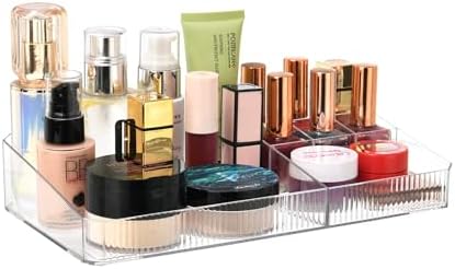 ZHIAI stackable storage drawers, acrylic storage rack, cosmetics and beauty products organizer, suitable for makeup room
