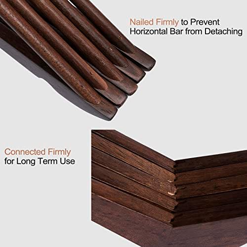 Solid Wooden Hangers 20 Pack, Wood Suit Hangers with Extra Smooth Finish, Precisely Cut Notches and Chrome Swivel Hook, Wooden Clothes Hangers for Shirt Coat Jacket Dress