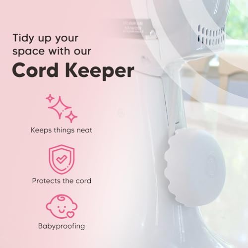 4-Pack Patented Heat-Resistant Cord Organizer for Appliances, Kitchen, Computers & More | Stick-On Cord Wrappers with Fl