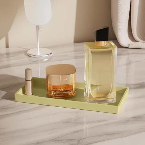 Vanity and Bathroom Tray, 9.8" ABS Countertop Organizer,Waterproof Vanity Tray for Toilet Tank,Perfume,Soap,Keys,Bathroo