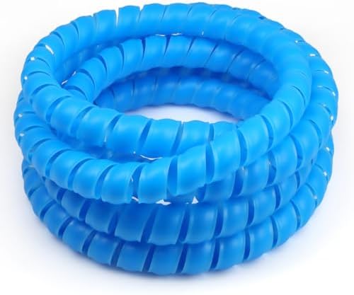 5/16" Spiral Cable Wrap, Plastic Wire Wrap Cord Protectors from Pets No Chew, Spiral Cable Management Sleeve Organizer f