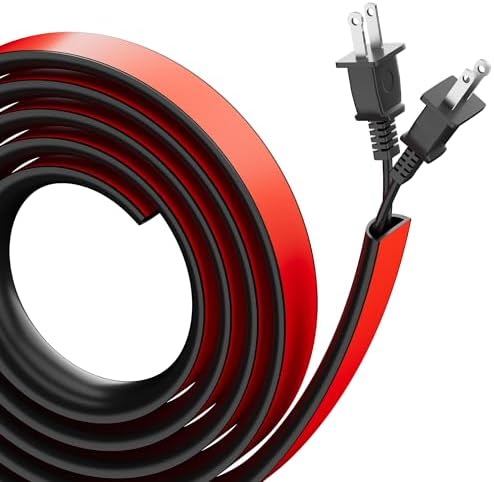 Cord Hider for Wall Mounted TV, 78" Cable Cover for 2-3 Cables with Side Open, Flexible Silicone Wire Raceway Management
