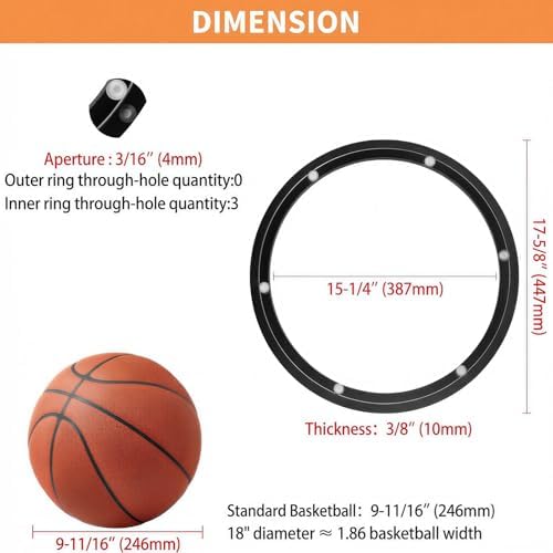 TamBee 18 Inch Lazy Susan Bearing Heavy Duty Metal Hardware Large Aluminum Turntable Lazy Susan Hardware Kit Parts Rotat