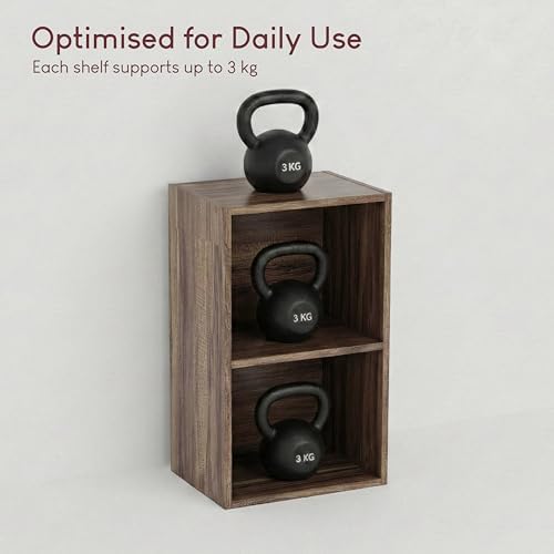 Vida Designs Office Bookshelves Wooden Walnut Standard