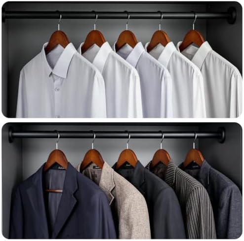TOPIA HANGER Walnut Wooden Hangers 30 Pack, Heavy Duty Clothes Hangers