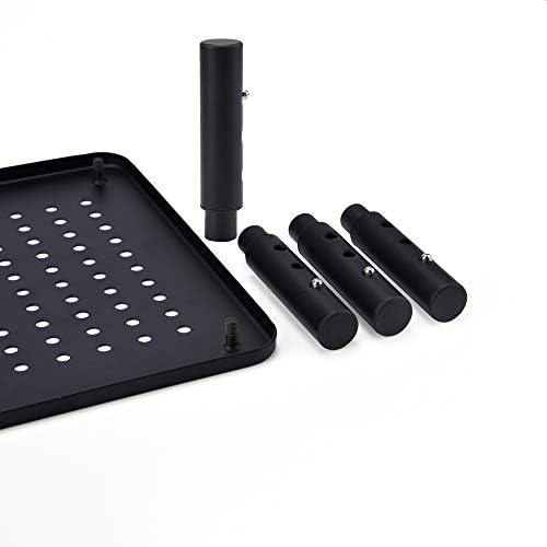 2 Pack Monitor Stand Rise 3 Height Adjustable,Computer, iMac, Pc, Printer, Desktop Ergonomic Metal Monitor Riser Stand w