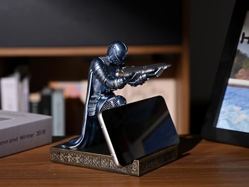 Windbreaker Soldier Knight Pen Holder Personalized Desk Accessory Blue