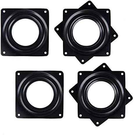 Fasmov 16 Pack 4-Inch Lazy Susan Turntable Bearings, 5/16” Thick Swivel Plate for Serving Trays, Kitchen Cabinet, Craft 