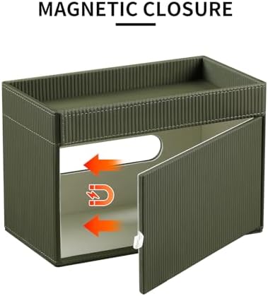 Rectangular Tissue Box Cover PU Leather Tissue Box Holder Rectangle