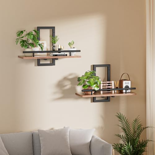 Sbosbo Floating Shelves for Wall Plant Shelf Indoor Wall Mounted Shelves