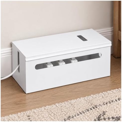 Metal Large Cable Management Box Cord Hider Wire Organizer Boxes