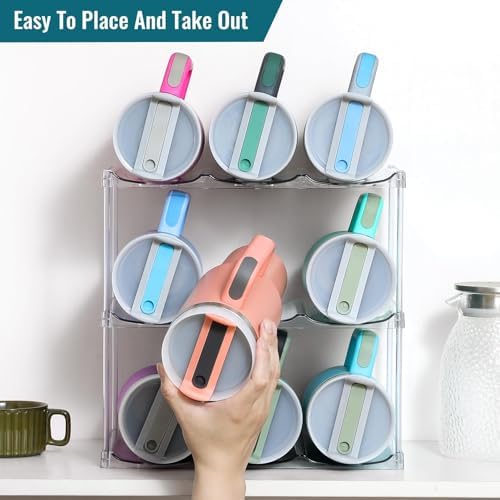 Premium Water Bottle Organizer for Stanley 40OZ & Various Bottles, Tumblers
