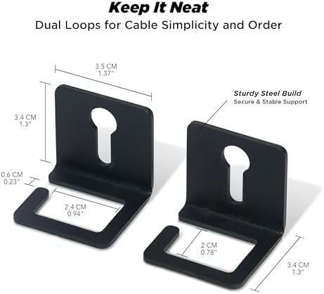 ULTRARM Moodular Cable Organizer 2-Pack Add-On for Rails, Do Not Use Alone