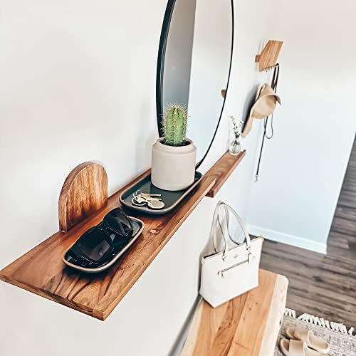 Mora Ceramic Decorative Tray - Rectangle 10in Dish for Jewelry, Soap Dispenser, Perfume, Makeup, Accessories, Candle, in