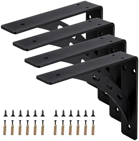 4-Pack Countertop Support Brackets 9"x8"x2"