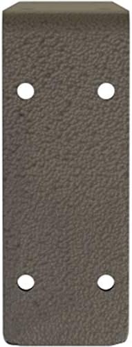 Ekena Millwork BKTM02X14X05EBHDB Steel Bracket Embrey, 2"W x 14"D x 5 1/4"H, Hammered Dark Bronze