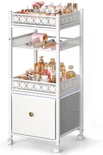 Makeup Organizer, Large Skincare Organizers, Make Up Organizers for Vanity, Makeup Storage Cosmetic Organizer with Drawe
