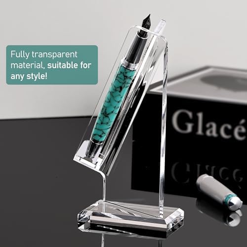 SANRUI Acrylic Pen Holder Desktop Display, Clear Vertical Pencil Stand