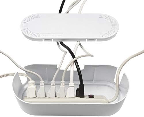 D-Line Small White Cable Management Box and D-Line White Cable Tube Bundle …