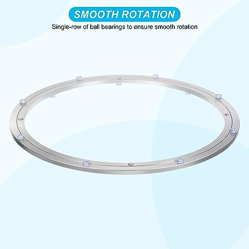 uxcell Aluminium Lazy Susan Turntable Bearing, 20 Inch（Base Only）