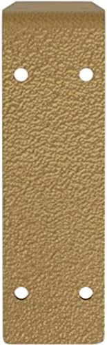 Ekena Millwork BKTM02X16X06EBHGO Steel Bracket Embrey, 2"W x 16"D x 6 1/2"H, Hammered Gold
