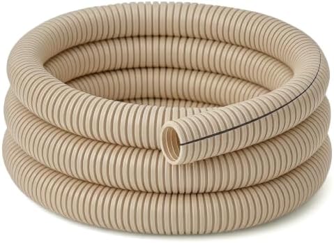 Electriduct 3/4" Split Wire Loom Conduit (0.75 Inch ID) - Beige - 550 Feet