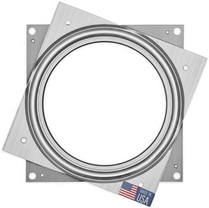Lazy Susan Hardware, 4 inch, 350 lbs. Load Capacity, Pack of 10 Steel Lazy Susan Turntable Ball Bearing, by Woodpeckers