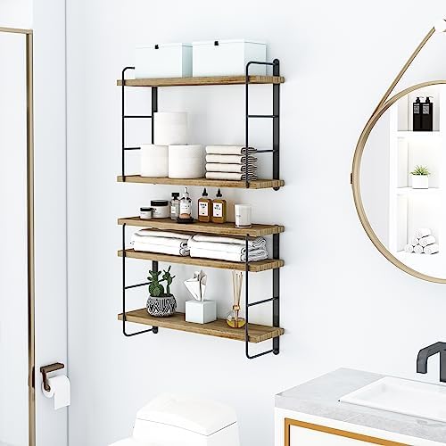 MXCSE Shelves on Wall, Floating Bookshelves, Shelves for Room Wall (Wooden)