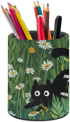 Cute Cat Pen Holder Pencil Cup for Desk Organizer