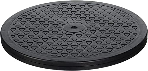 LapWorks 12-inch Heavy-Duty Swivel Base, Lazy Susan Turntable and Computer Monitor Stand, Durable ABS Material, 360 Degr
