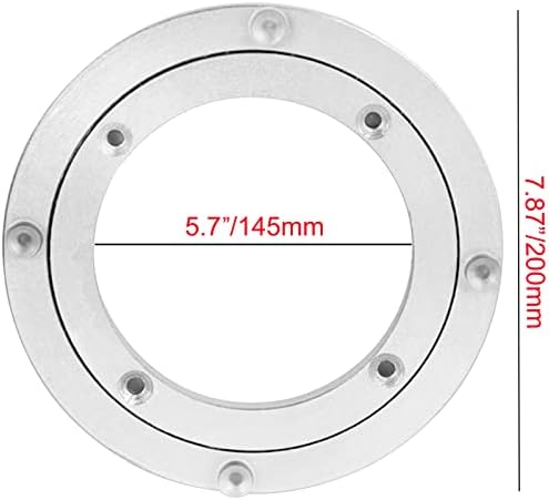 Aluminium Alloy Turntable Bearing, Heavy Duty Swivel Turntable Lazy Susan Rotating Bearing Turntable Round Dining Table 