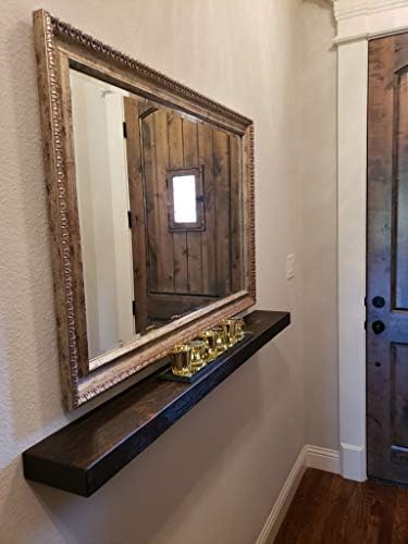 joelsantiques 48 inch Wooden Floating Shelves for Wall - 48x6x2 in, High End Solid Natural Wood, Heavy Duty Bracket, Wal