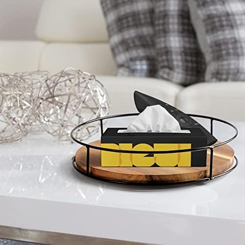 [ 2 Pack ] 9" & 10" Acacia Wood Lazy Susan Organizers with Steel Sides