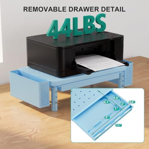WALI Computer Monitor Stand with Storage and Pen Holder