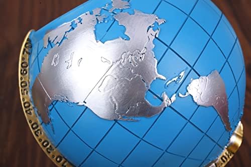 Globe Pen Holder Desk Organizer Classic Staionary School Suppliers Blue