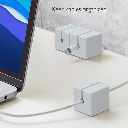 Function101 Weighted Magnetic Cable Blocks – Non-Adhesive Anchors for Cable Organization – Weighted Cord Holders & Acces