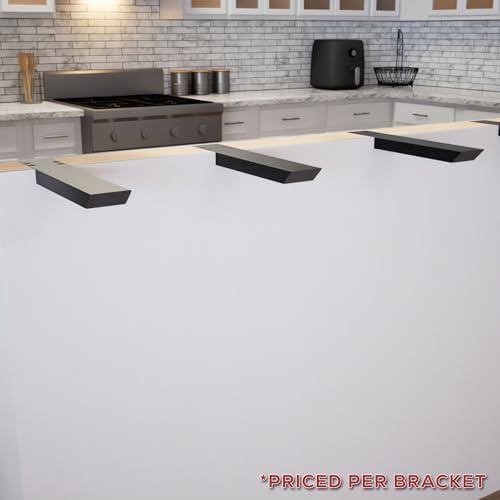 The Original Granite Bracket Knee Wall Countertop Support Bracket (Industrial, 6 Inches)