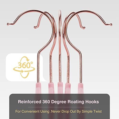 Velvet Hangers 50 Pack,Pink Felt Hangers,Durable Non Slip Hangers
